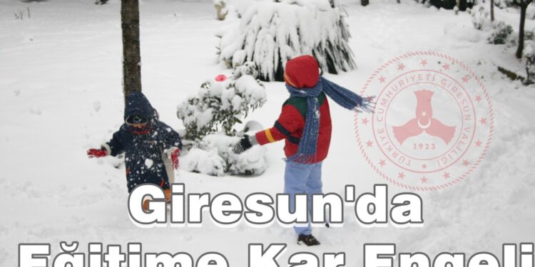 Giresun’da Kar Yağışı Nedeniyle Eğitime Ara Verilen İlçeler ve Okullar Açıklandı