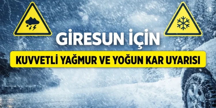 YAĞMUR VE KAR UYARISI