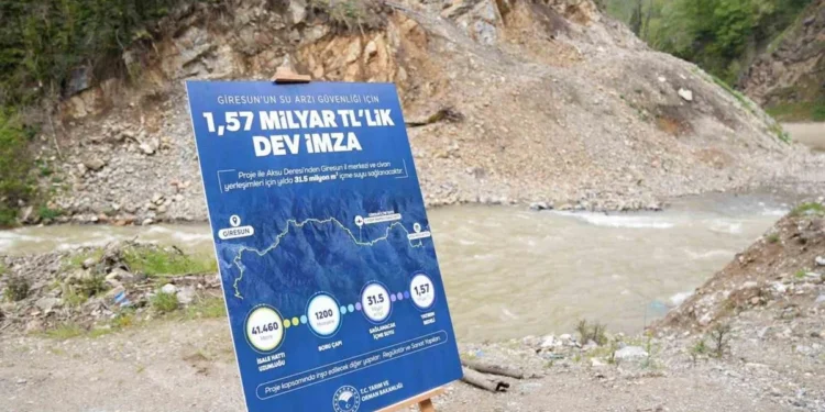GİRESUN İKİSU İÇME SUYU PROJESİ BAŞLADI: DEV YATIRIM HAYATA GEÇİYOR
